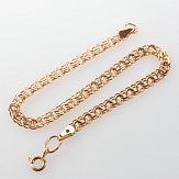 Браслет золото 585, общий вес - 4.32 г, чистый вес - 4.32 г, 17 см