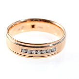 Кольцо золото 585, общий вес - 3.65 г, чистый вес - 3.566 г